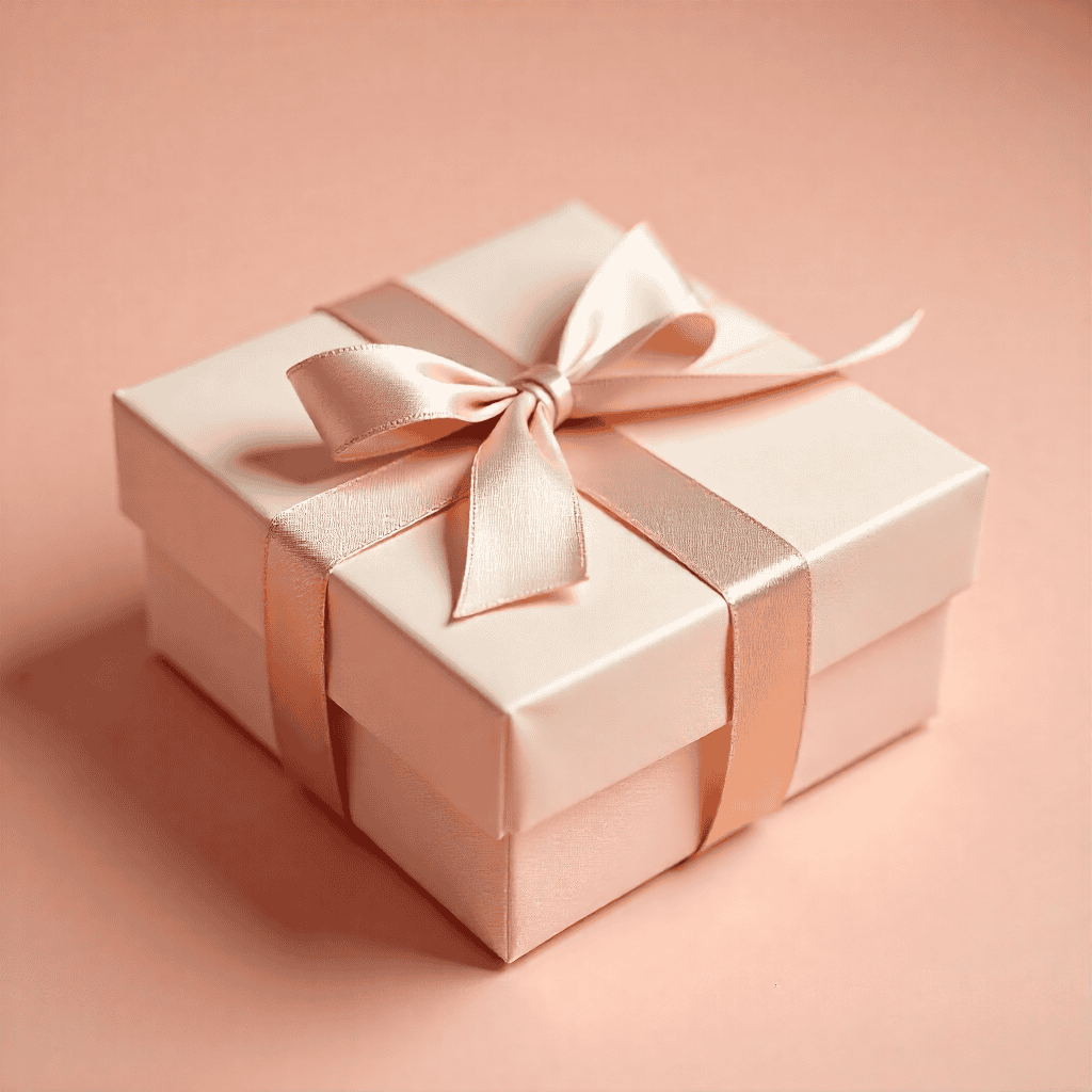 Gift wrapping process step 2